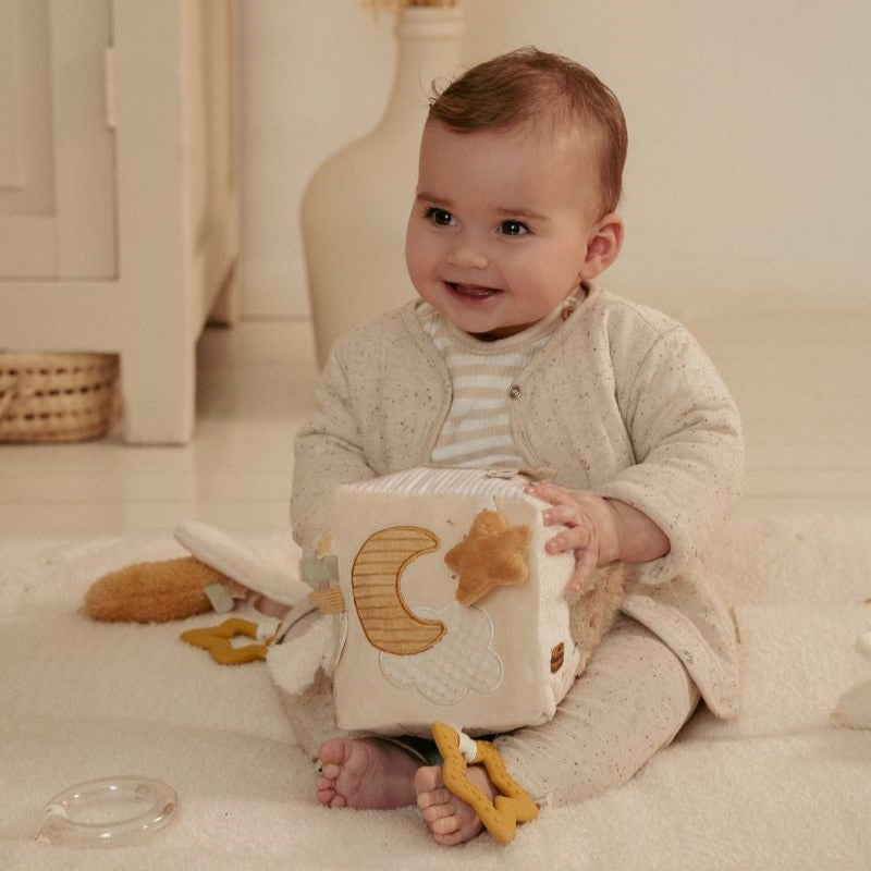 Cubo blandito actividades Newborn Naturals - Little Dutch