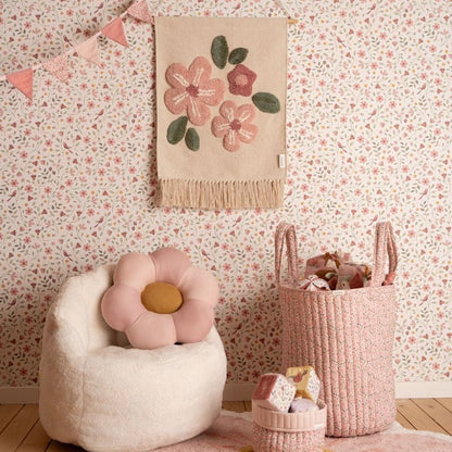 Cojín tejido Flor  - Little Dutch