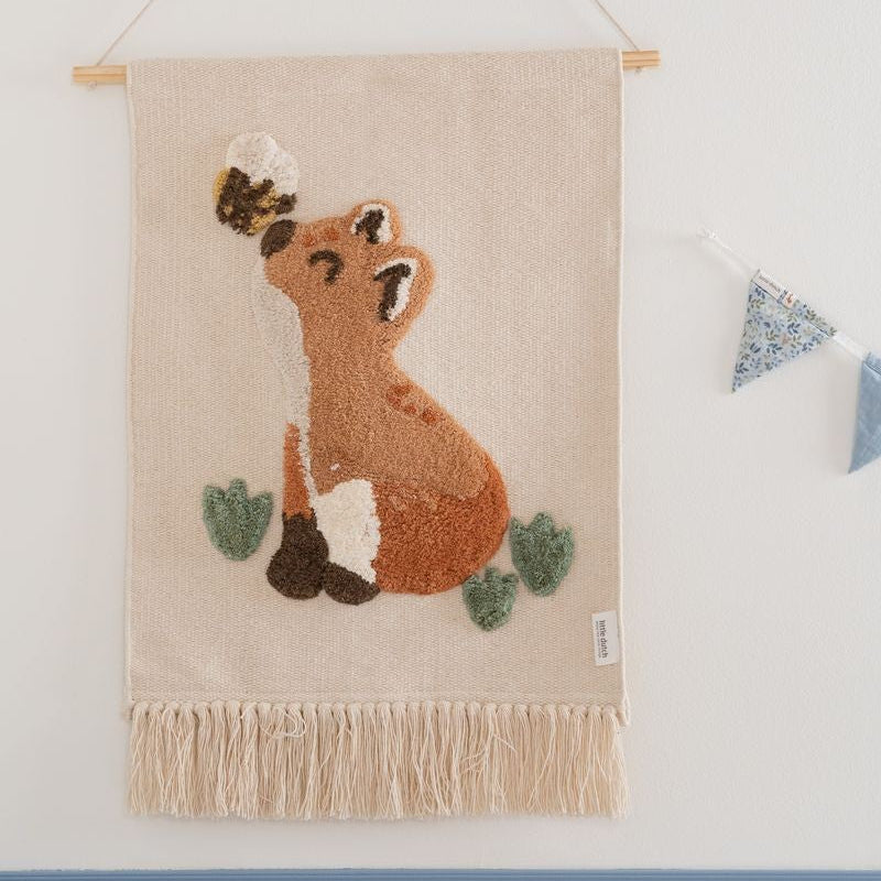 Tapiz pared Zorro Forest Friends - Little Dutch