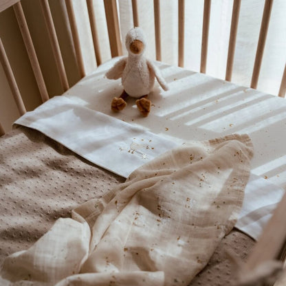 Muselina 120 x 120 musel Newborn Natural - Little Dutch