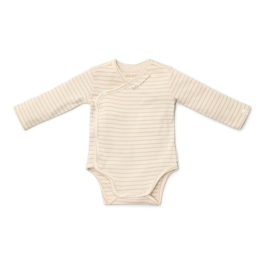 Conjunto body beige rayas - Little Dutch
