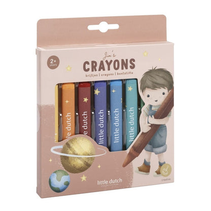 Crayones de cera Jim - Little Dutch
