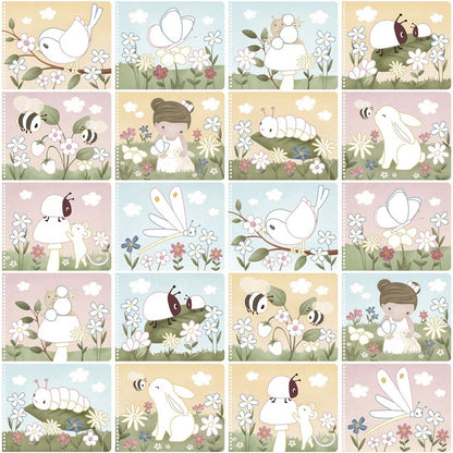 Libro mágico jardín de Rosa con lápices - Little Dutch