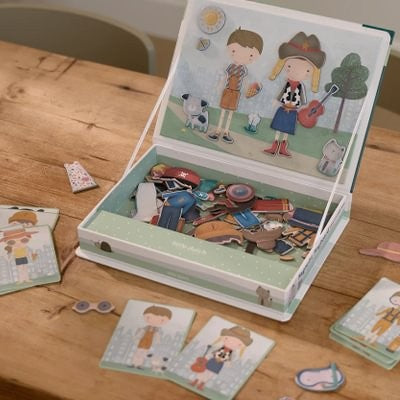 Puzzle magnético Jim y Rosa - Little Dutch