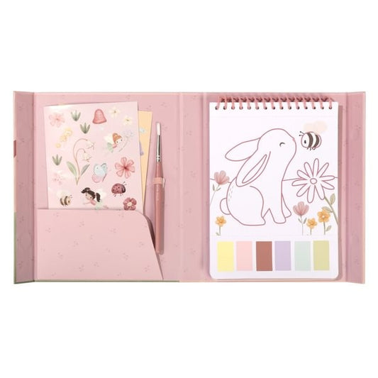 Set de pintura agua Rosa Fairy Gardens - Little Dutch