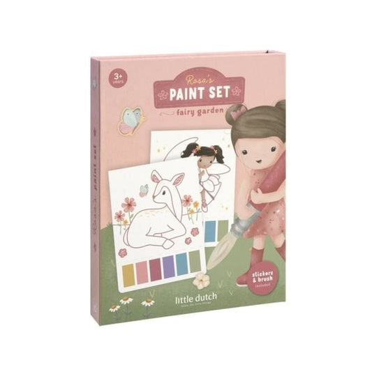 Set de pintura agua Rosa Fairy Gardens - Little Dutch