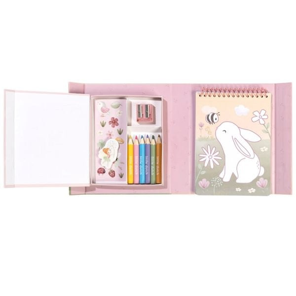 Set para colorear Rosa Fairy Garden - Little Dutch