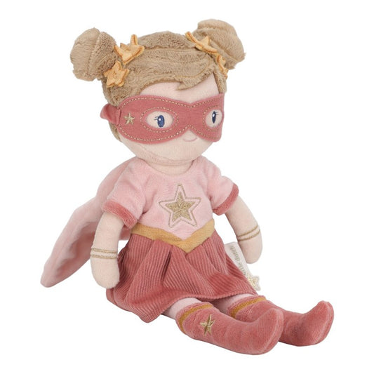 Rosa Superheroína Muñeca Blandita - Little Dutch