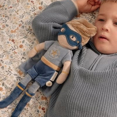 Jim superhéroe Muñeco Blandito - Little Dutch