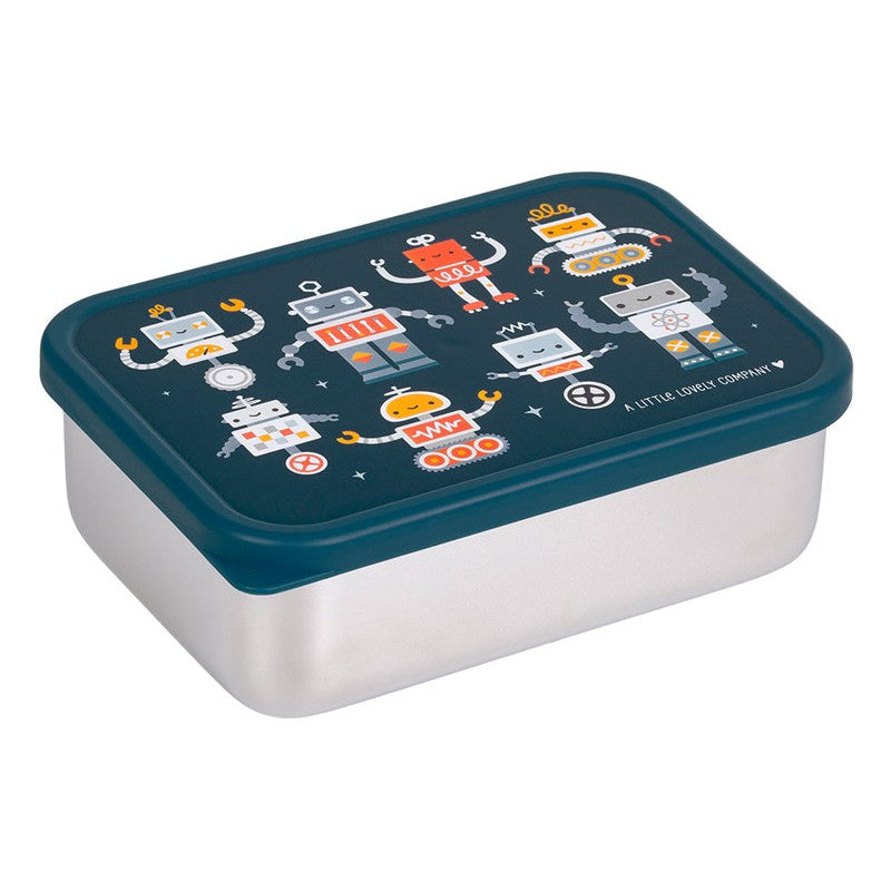 Caja Almuerzo de Acero Inoxidable Robots – A Little Lovely Company