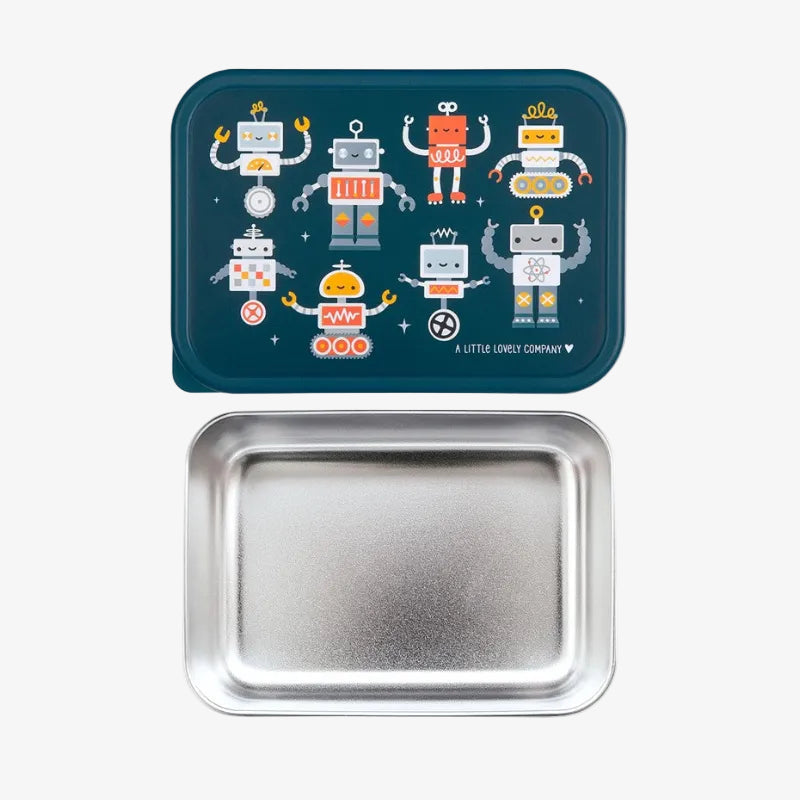 Caja Almuerzo de Acero Inoxidable Robots – A Little Lovely Company