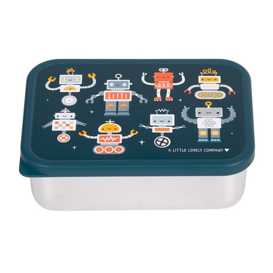 Caja Almuerzo de Acero Inoxidable Robots – A Little Lovely Company