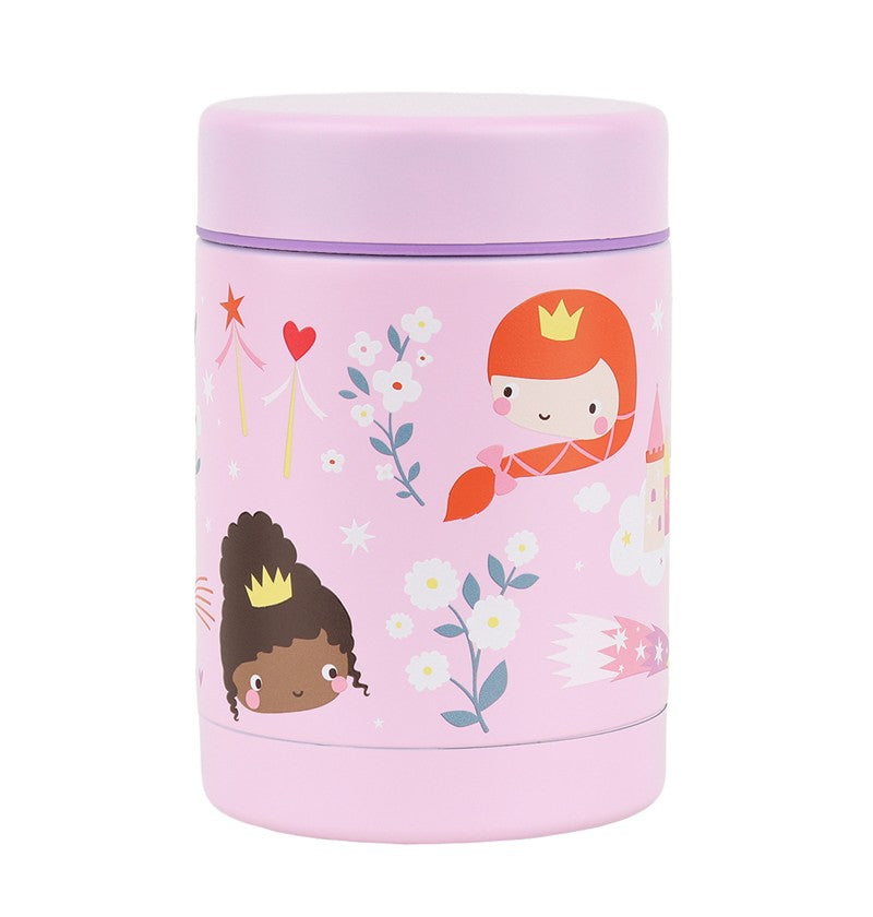 Termo acero isotérmico Princesas 300ml - A Little Lovely Company