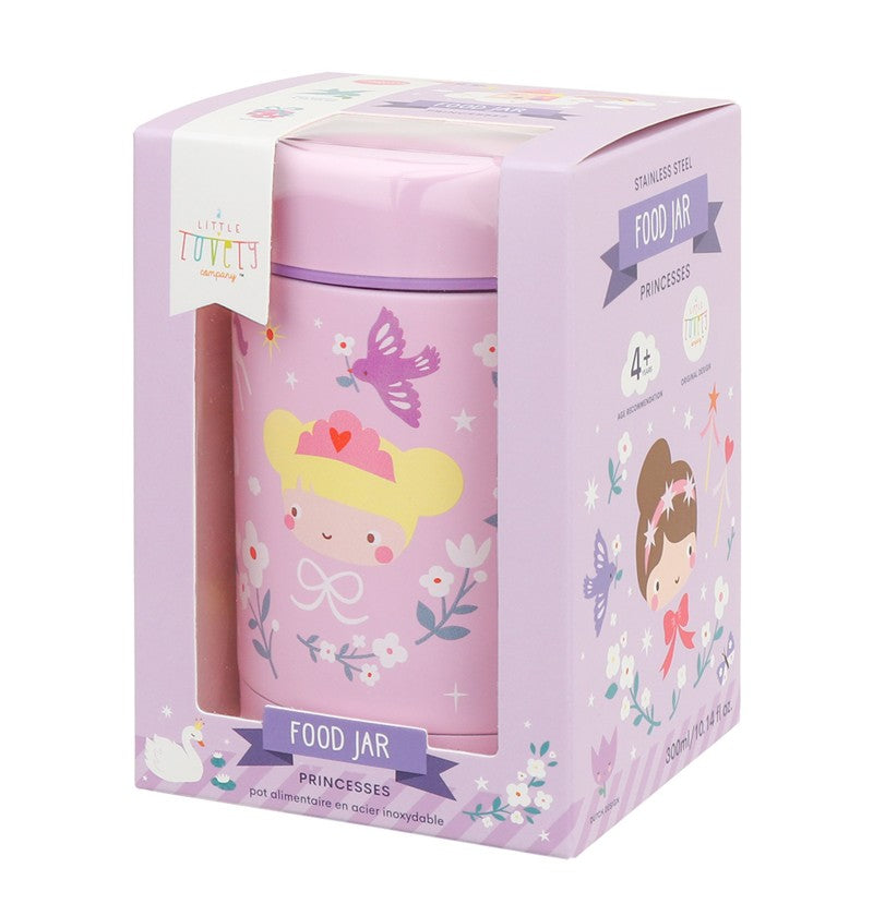 Termo acero isotérmico Princesas 300ml - A Little Lovely Company