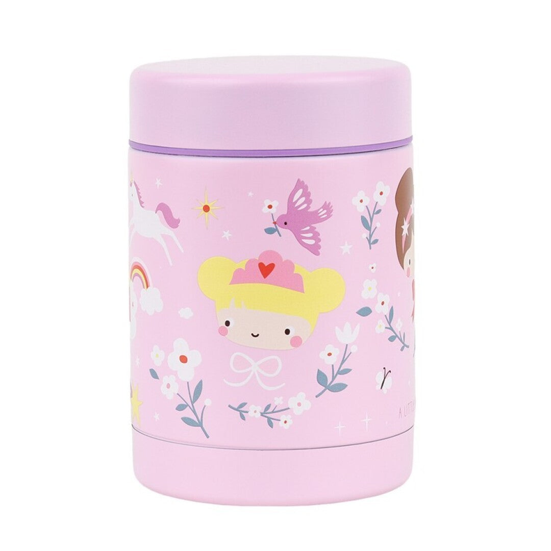 Termo acero isotérmico Princesas 300ml - A Little Lovely Company