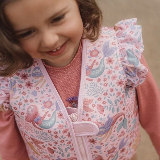 Chaleco flotador Sirenas 2-3 años - Little Dutch