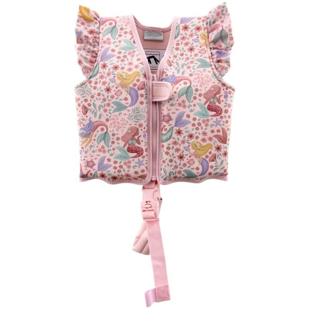 Chaleco flotador Sirenas 2-3 años - Little Dutch