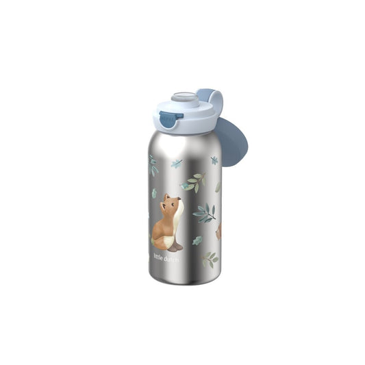 Botella Flip Cam Isotérmica Forest Friends 600ml - Little Dutch x Mepal