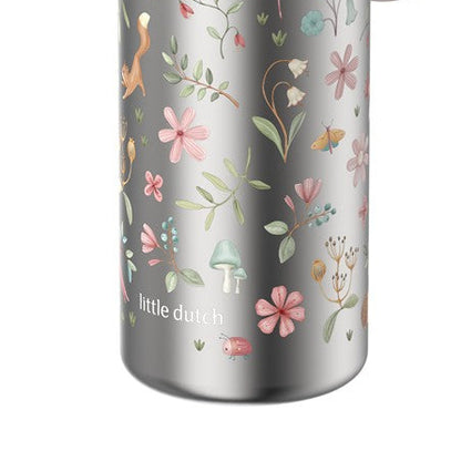Botella Flip Cap Acero Fairy Wonders 600ml - Little Dutch x Mepal
