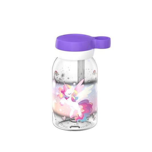 Botella Pajita Campus Unicornio 450ml - Mepal
