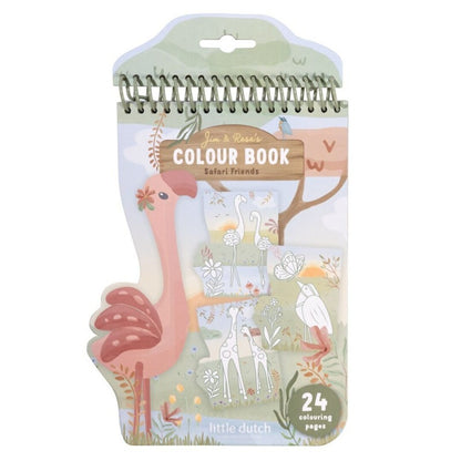 Libro colorear espiral Flamenco  - Little Dutch