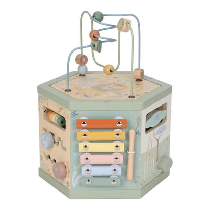 Cubo actividades Hexagonal Safari Friends - Little Dutch
