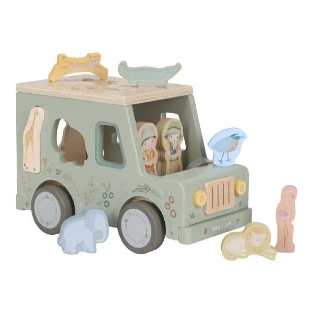 Coche Encaja las Formas Safari Friends – Little Dutch