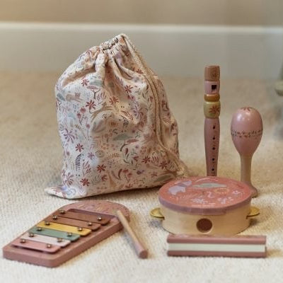 Set Musical Rosa Safari Friends - Little Dutch