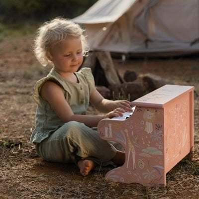 Piano de madera Rosa - Little Dutch
