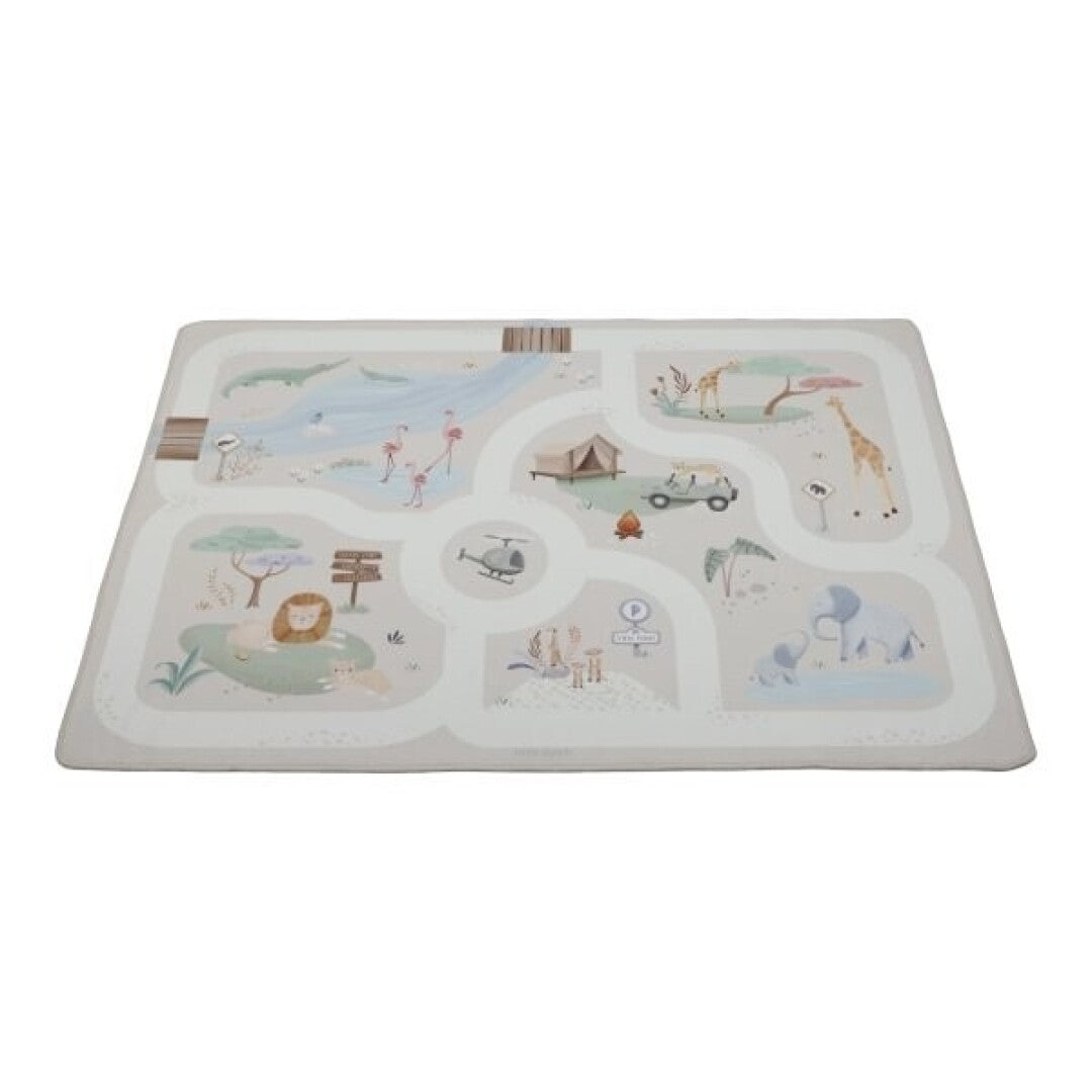 Alfombra de Carreteras Safari Friends - Little Dutch