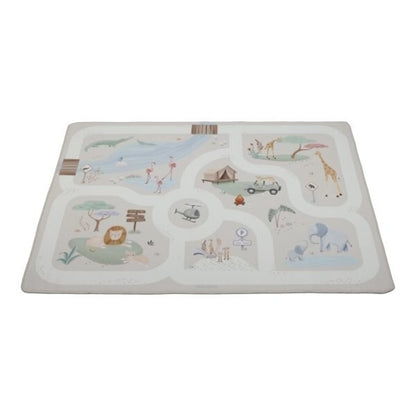 Alfombra de Carreteras Safari Friends - Little Dutch