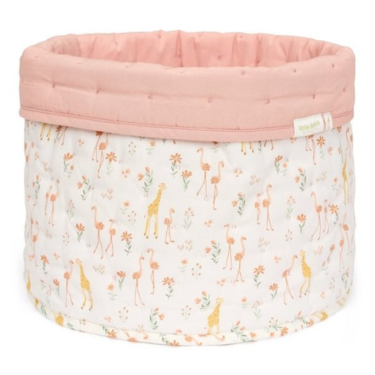 Cesta Almacenamiento Pequeña Blooming Safari Friends - Little Dutch