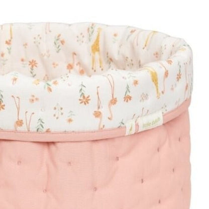 Cesta Almacenamiento Grande Blooming Safari Friends - Little Dutch