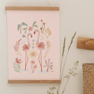 Poster Blooming Safari Friends A3 - Little Dutch