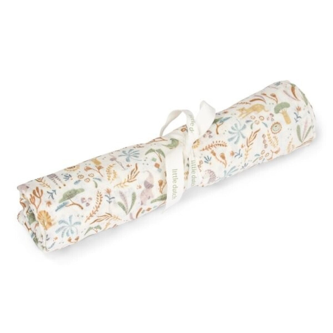 Muselina 120 x 120 Safari Friends Wonders - Little Dutch