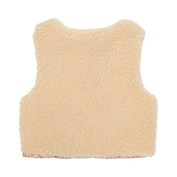 Chaleco de Borreguito Vainilla Flor – Little Dutch
