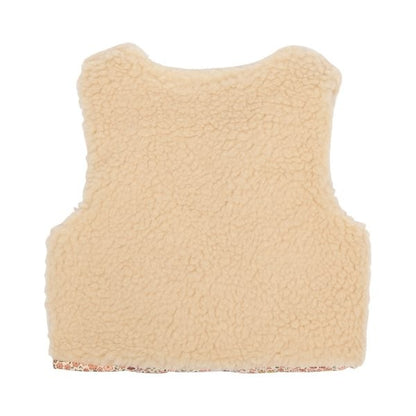 Chaleco de Borreguito Vainilla Flor – Little Dutch