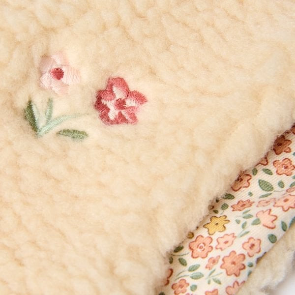 Chaleco de Borreguito Vainilla Flor – Little Dutch