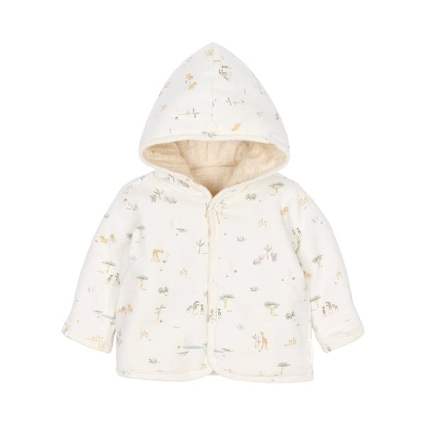Chaqueta Reversible Vainilla Melee Safari Friends – Little Dutch