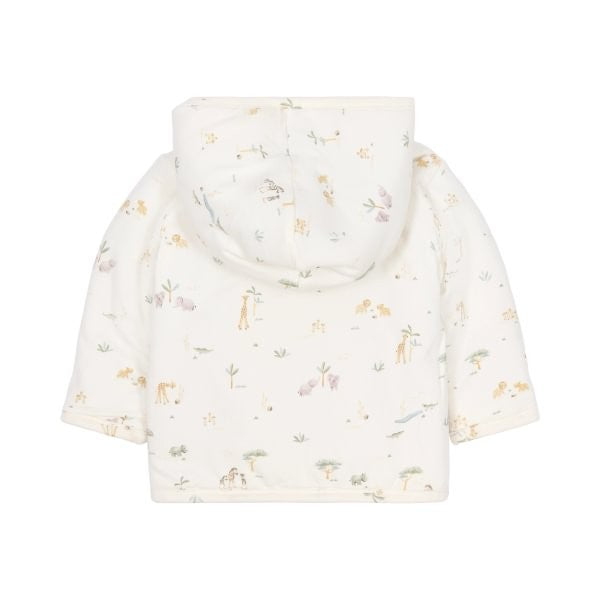Chaqueta Reversible Vainilla Melee Safari Friends – Little Dutch