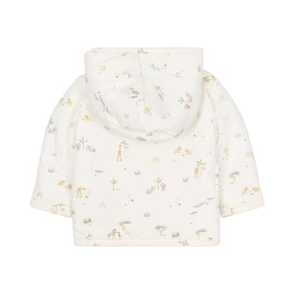 Chaqueta Reversible Vainilla Melee Safari Friends – Little Dutch