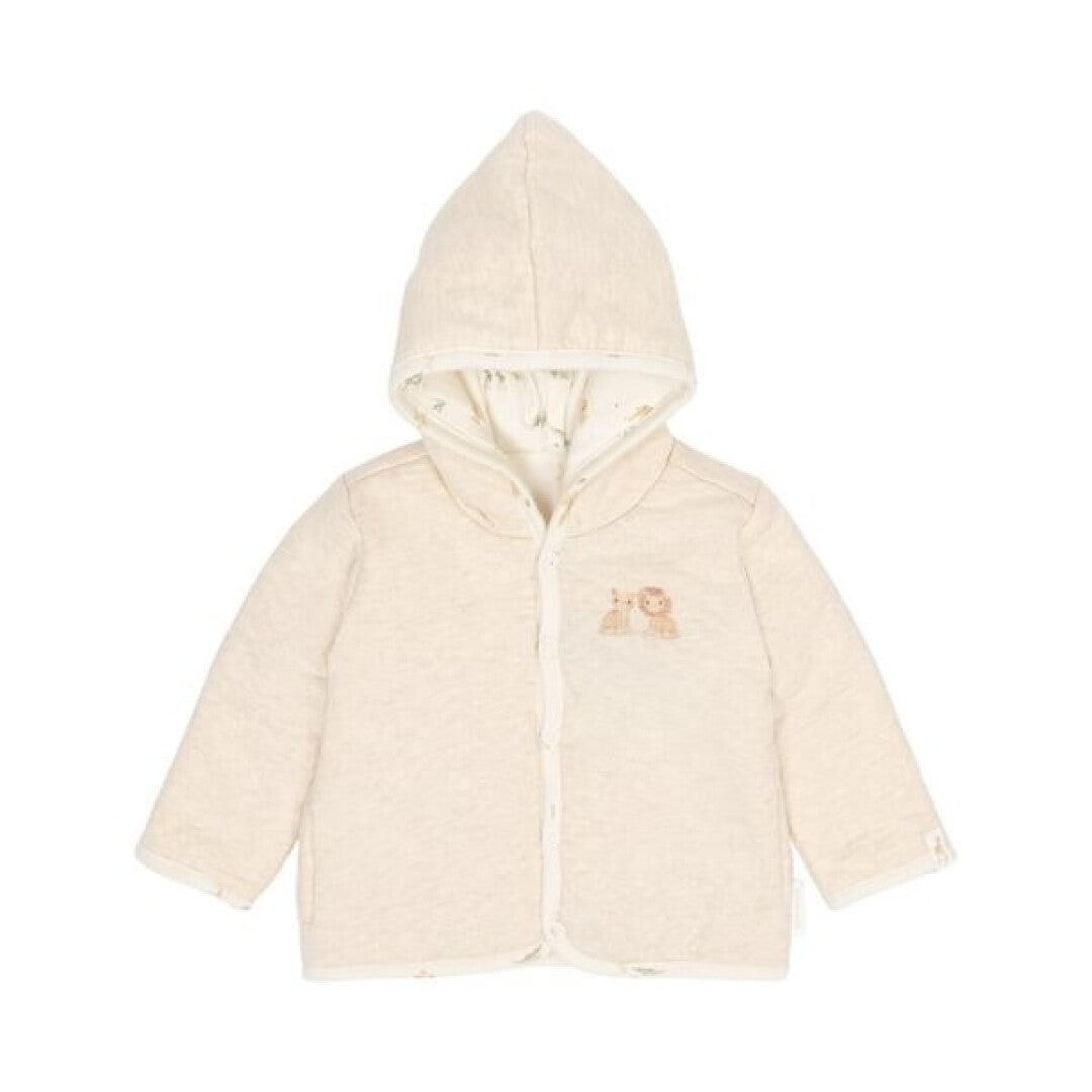 Chaqueta Reversible Vainilla Melee Safari Friends – Little Dutch
