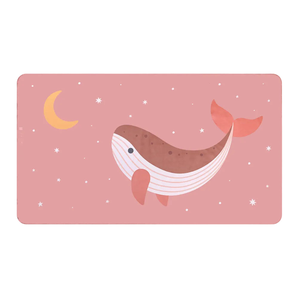 Toalla Playa Microfibra Whale Pink - Monnëka