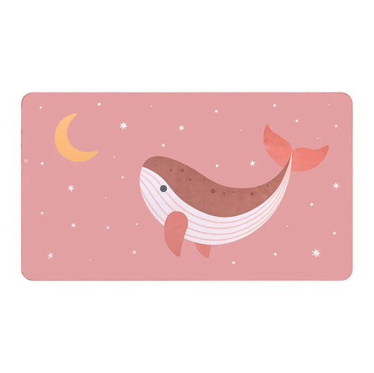 Toalla Playa Microfibra Whale Pink - Monnëka