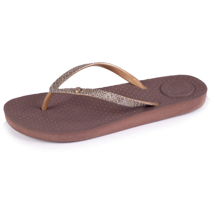 Cholas tira brillante marrón - Isotoner