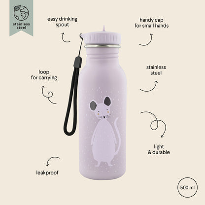 Botella acero 500ml Mrs. Mouse - Trixie