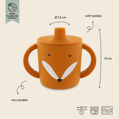 Taza silicona con boquilla Mr. Fox - Trixie