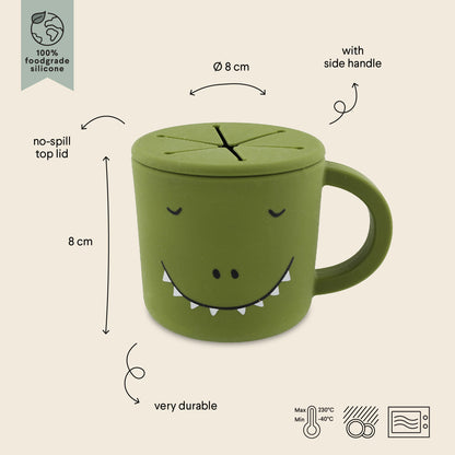 Taza porta snacks de silicona Mr. Dino - Trixie