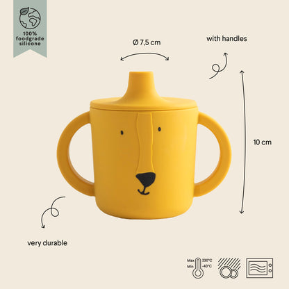 Taza silicona con boquilla Mr. Lion - Trixie