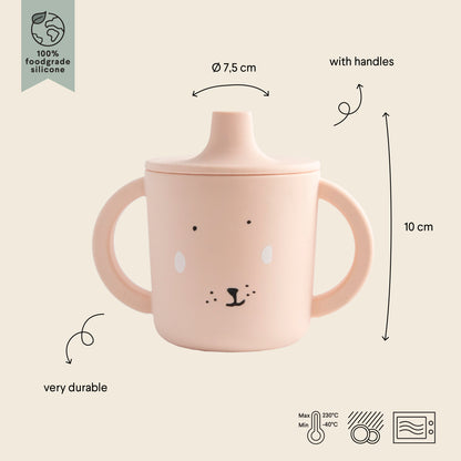 Taza silicona con boquilla Mrs. Rabbit - Trixie